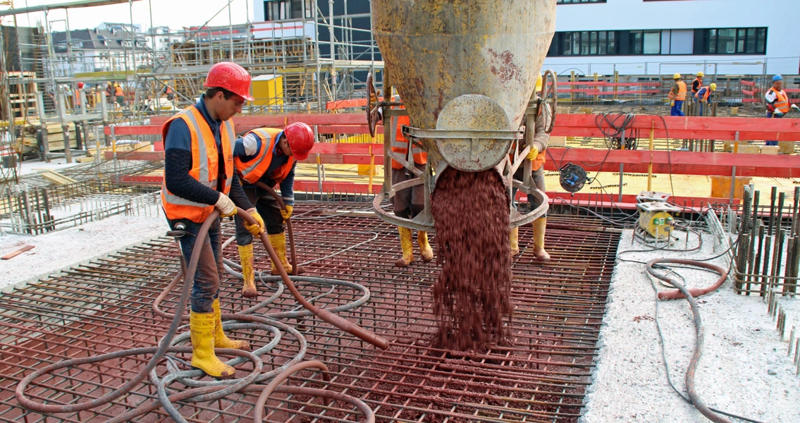 Heavy concrete: Profi-Beton and MC collaborated with great success in solving difficult technical and logistical challenges.