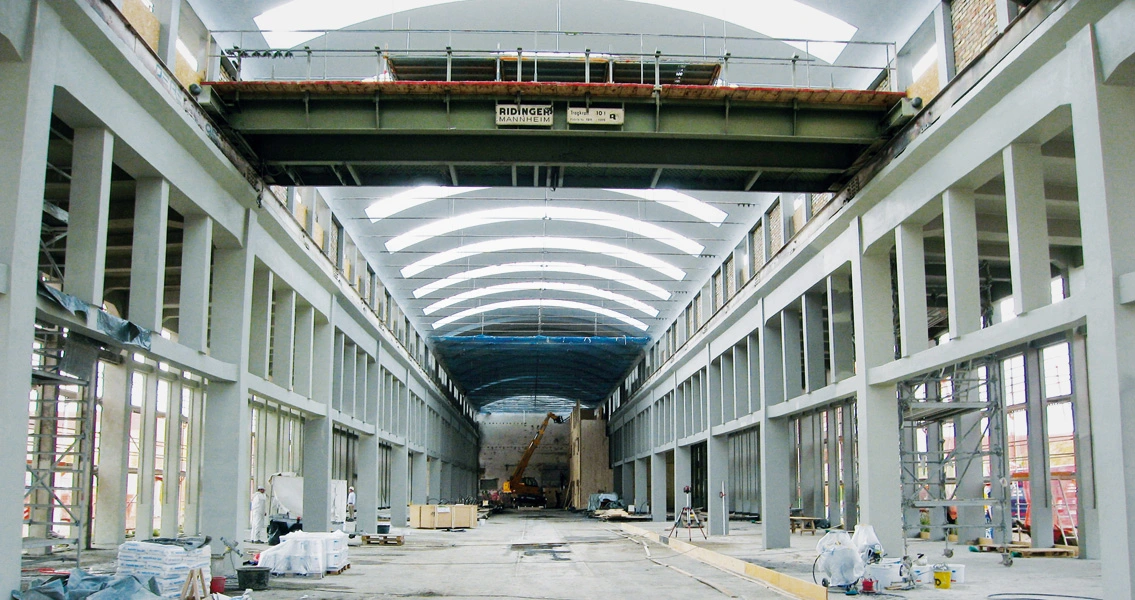 A total of 6,200 m² of concrete was repaired in the IBAG building refurb, with 200 tonnes of mortar and filler from the Nafufill series applied as a major part of the project.